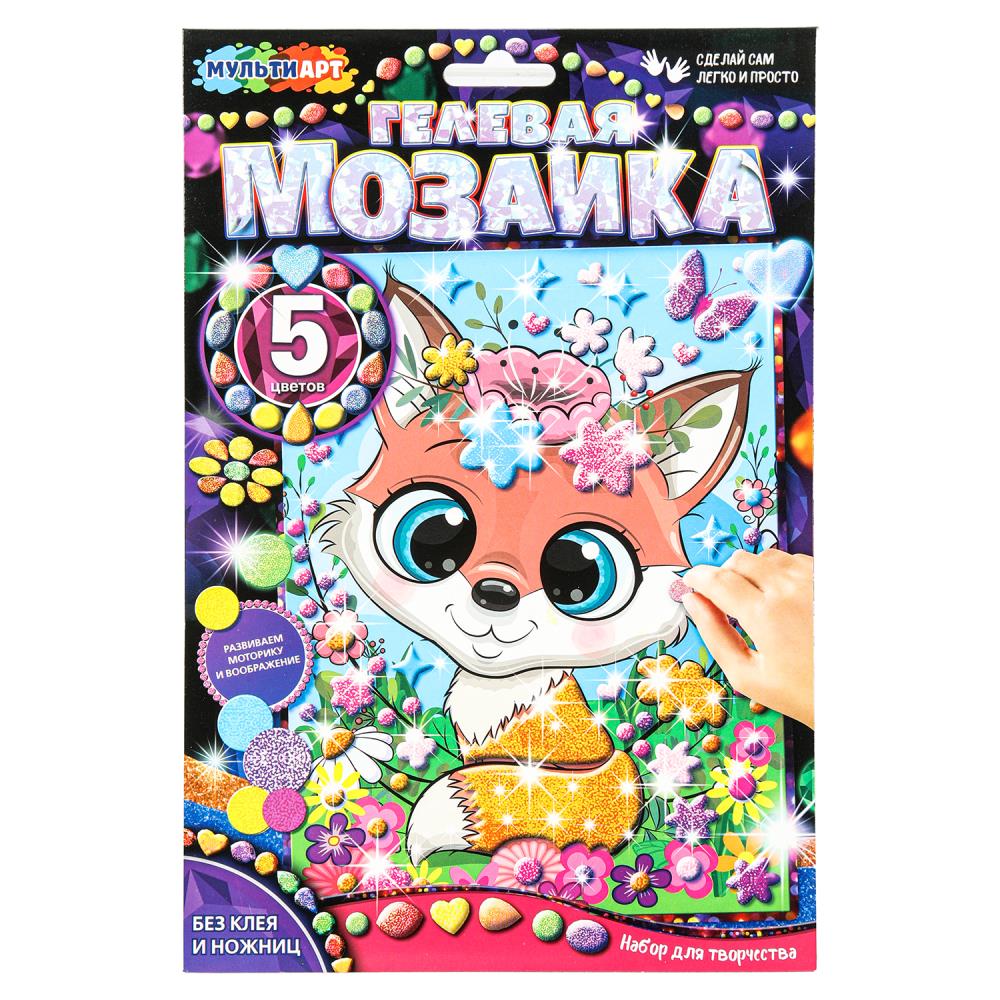 Гелевая мозаика 17х23 см. "Лиса" MultiArt GEL-LIS (100)