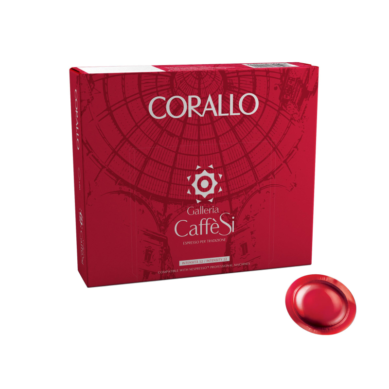 Кофе в капсулах Galleria CaffeSi Corallo мол. (Nespresso Pro), 50шт/уп 1625871