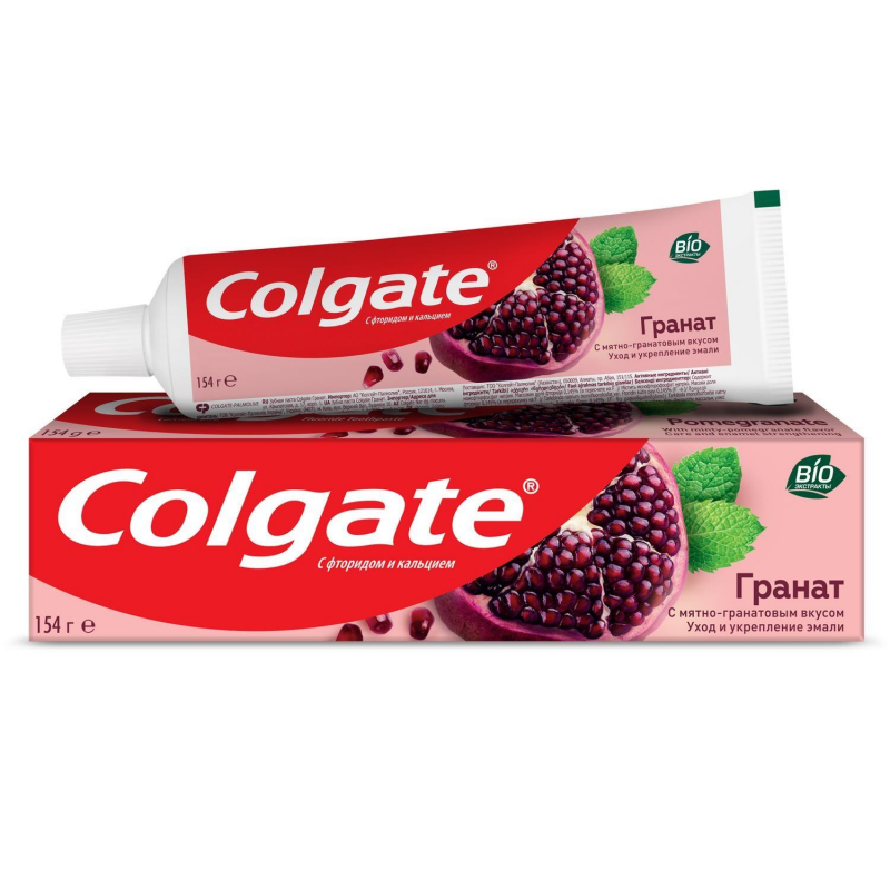 Зубная паста Colgate гранат укрепляющая с мятно-гранатовым вкусом 100мл 1470346 61002766