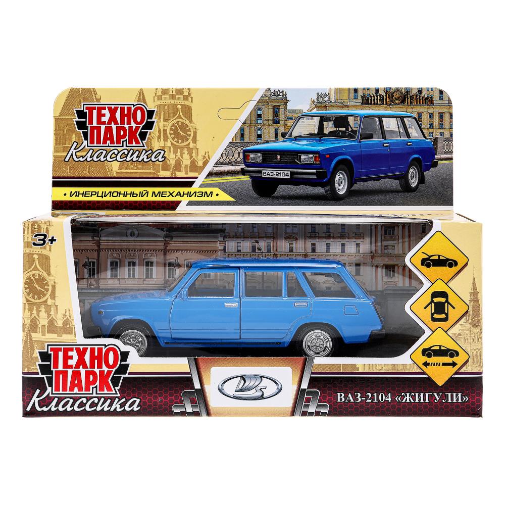 Машина металлическая ваз-2104 Жигули, 12 см. синий Технопарк 2104-12-BU (72)