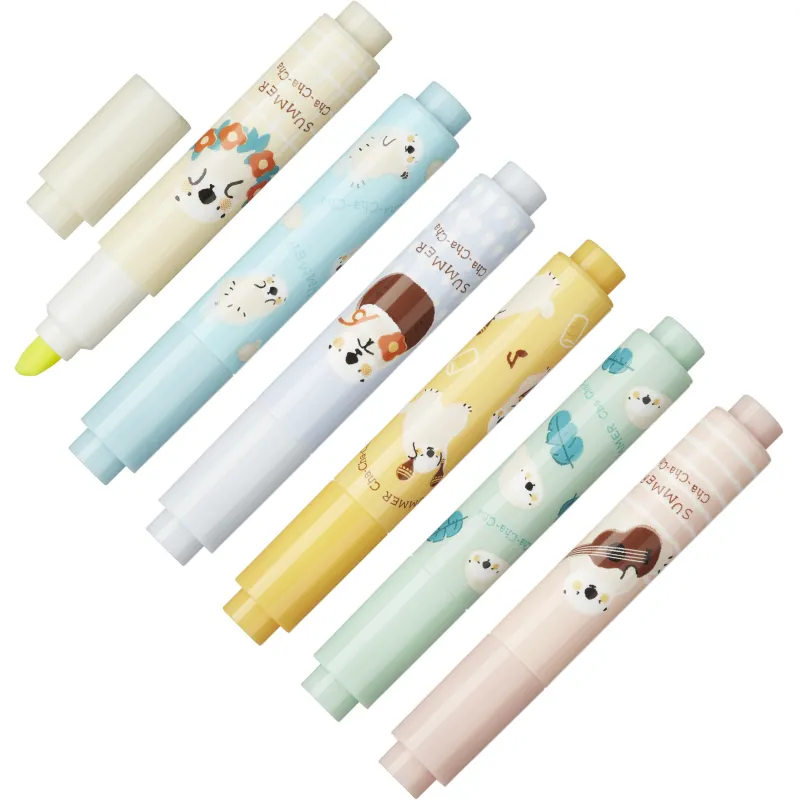 Набор текстовыделителей M&G Summer Cha Cha, 6 цветов/наб 1963985