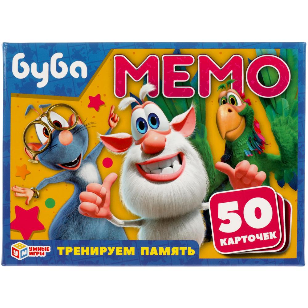 Буба. Карточная игра Мемо. (50 карточек, 65х95мм) серия Умные игры 4610136737143