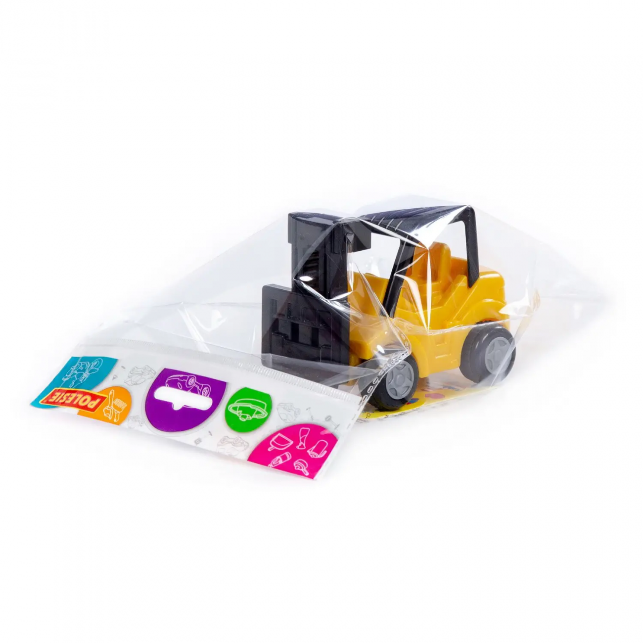 Машинка ПОЛЕСЬЕ Вилочный погрузчик Мини инерционный П-65589