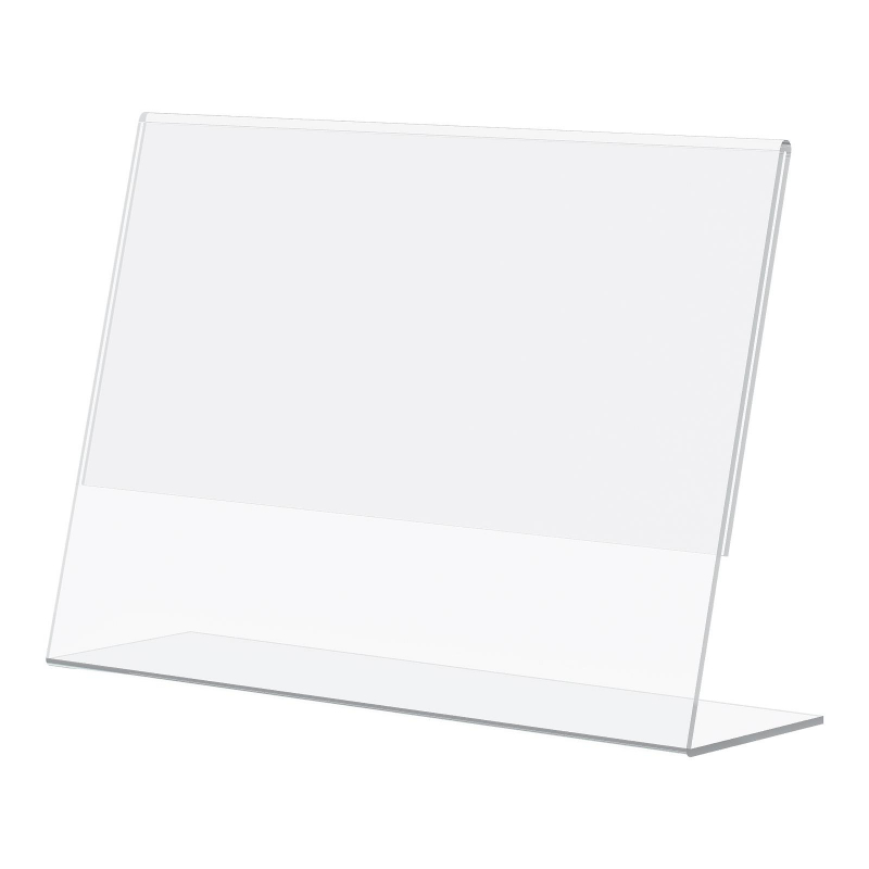 Ценникодержатель настольный L-образный для ценника 40х30, ПЭТ, 100 шт./уп 1367365 171872