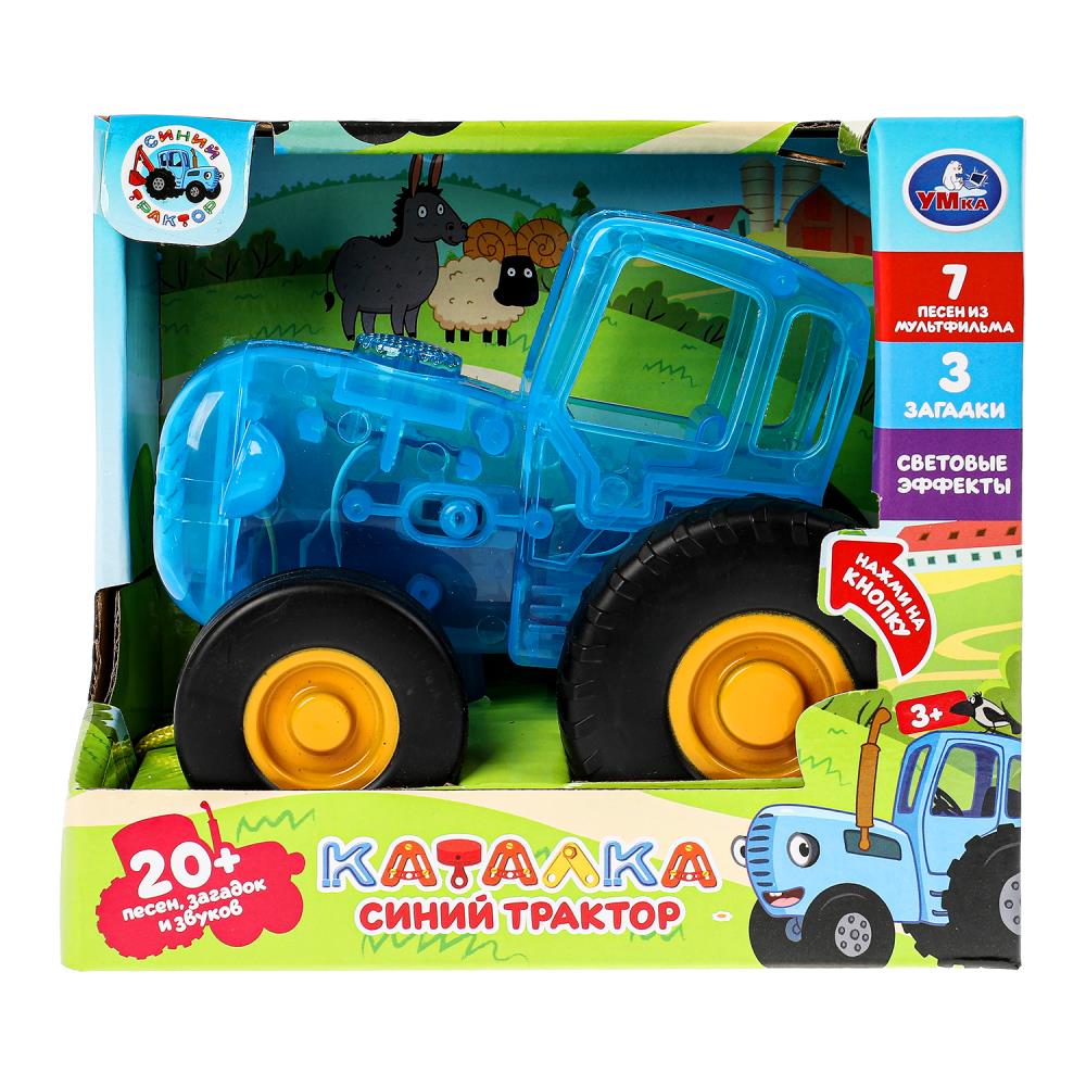 Каталка Синий Трактор 20 песен, загадок, звуков, подсветка УМка HT848-R5 (72)