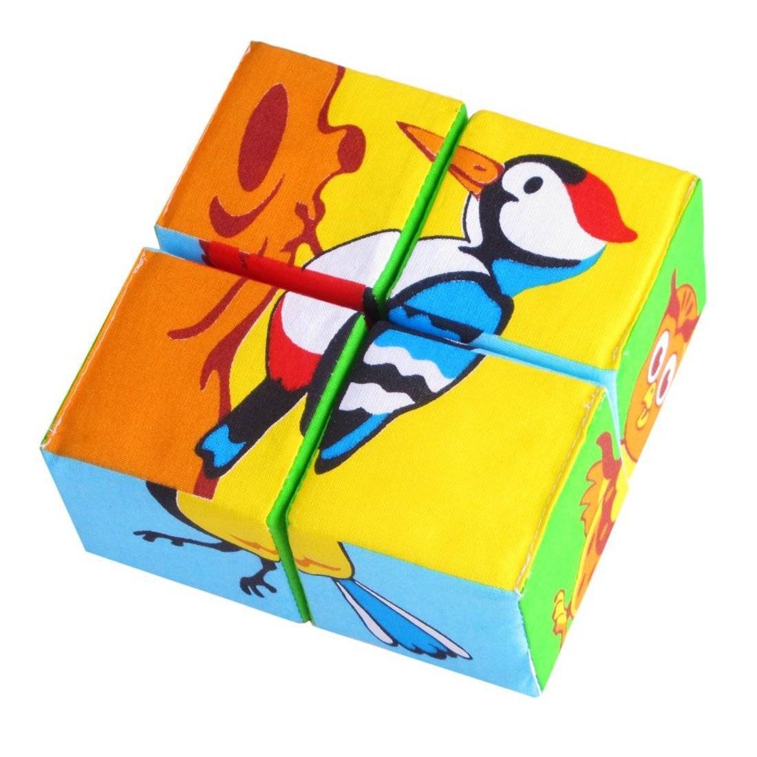 Кубики Собери картинку - Птицы Мякиши 688