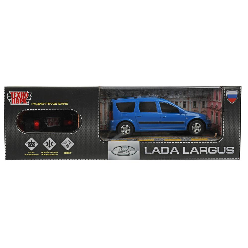 Машина р/у Лада Ларгус 18 см, свет, синий, Технопарк LADALARGUS-18L-BU