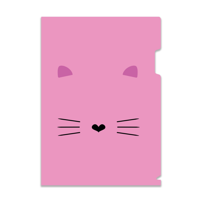 Папка уголок А4 №1School Kitty 2 шт/уп (1 роз. 1 черн) №1 School 1408786
