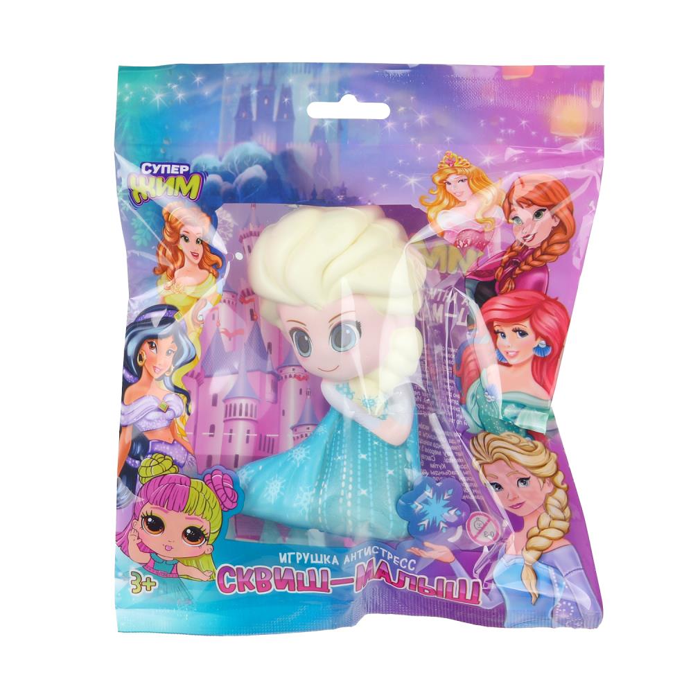 Игрушка - антистресс сквиш малыш, девочка в голубом платье Играем Вместе JN-SFP-FRZ01-RU