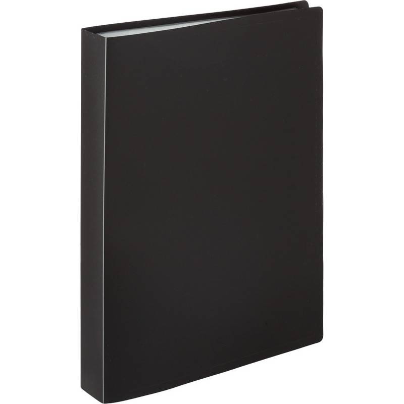 Папка файловая на 100 файлов Attache A4 35 мм черная (толщина обложки 0.6 мм) 724996