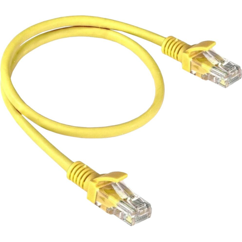 Патч-корд ExeGate UTP-RJ45-RJ45-5e-0,5M-LSZH-YL, cat.5e, 0.5м <EX286376RUS 1469958