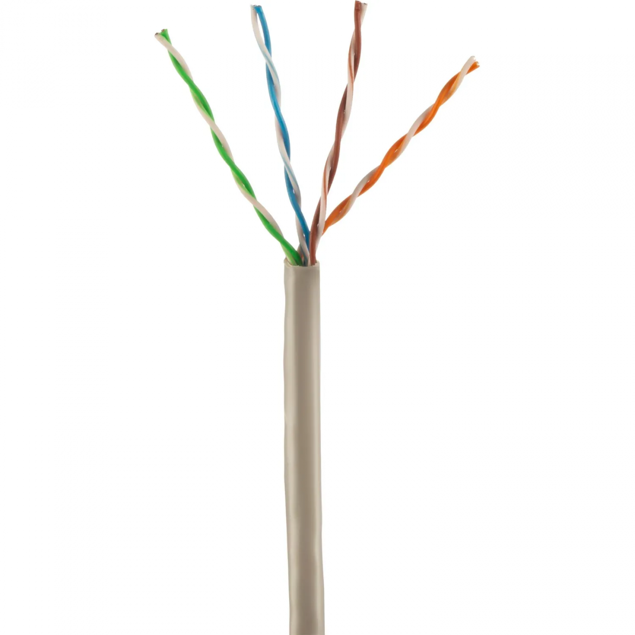 Кабель BigTech BT-CECR-003 медь UTP 4 пары, кат.5e AWG24 PVC 305м сер 2208475