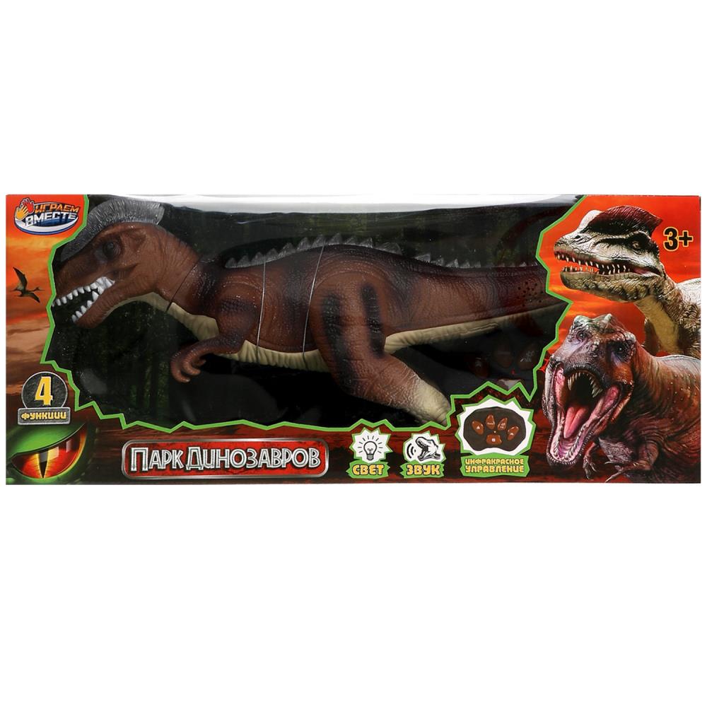 Динозавр инфракрасное управление, свет-звук, движение Играем Вместе 1510F381-R