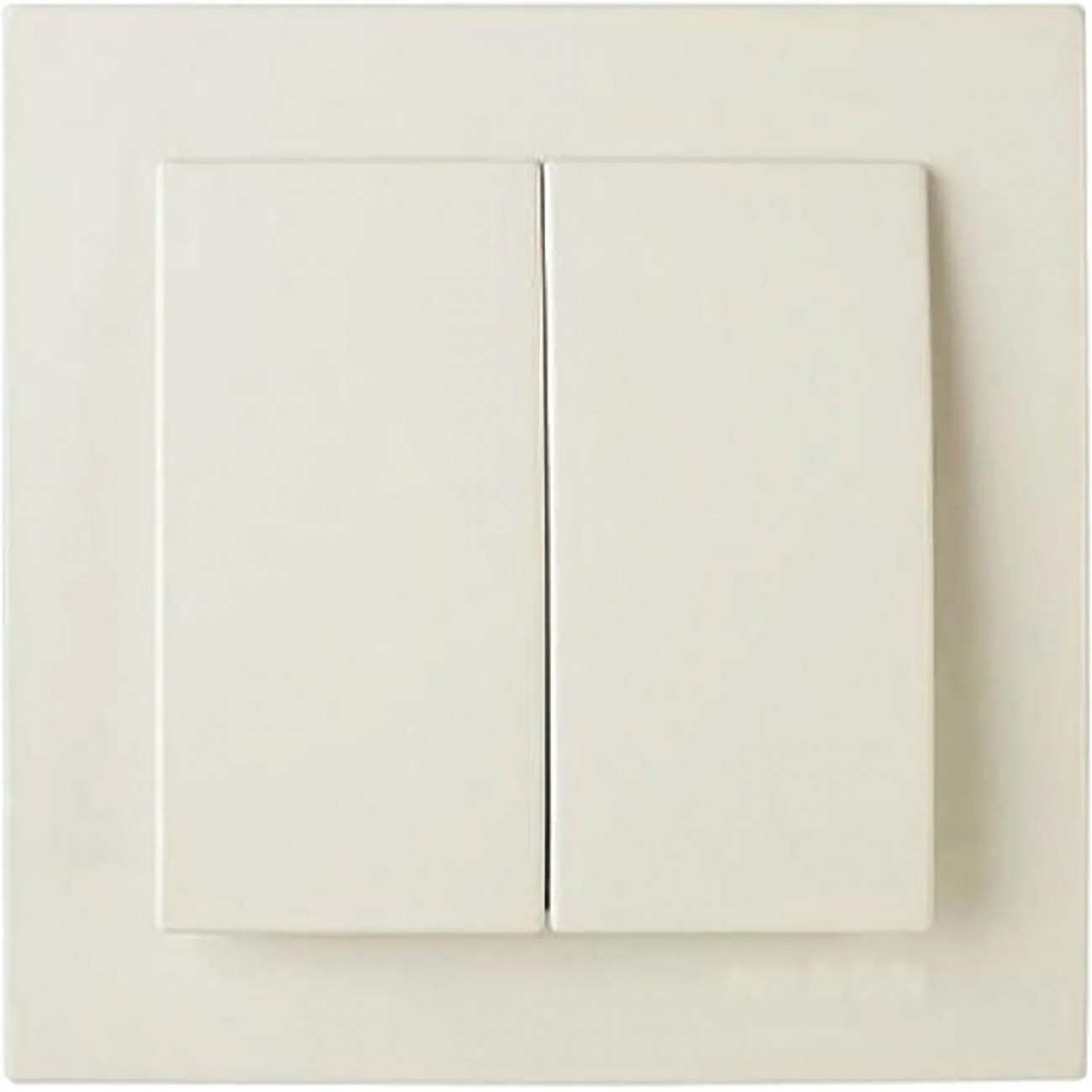 Выключатель двухклавишный скрытой установки VS 56-232-Б, 6А, IP20 Свет 1356860 EV0317-0003