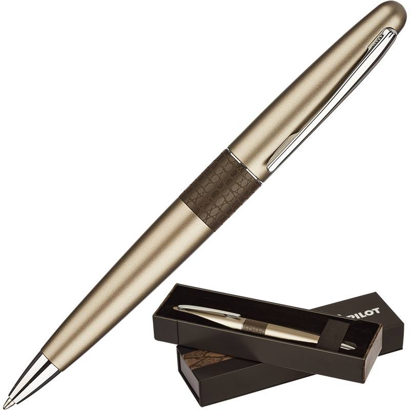 Ручка шариковая Pilot Бронзовая ящерица цвет чернил синий цвет корпуса бронзовый BL-MR-BR 328774