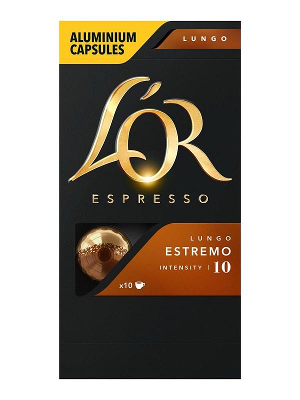 Кофе в капсулах L'OR Espresso Lungo Estremo,10шт/уп 1722029 4028607