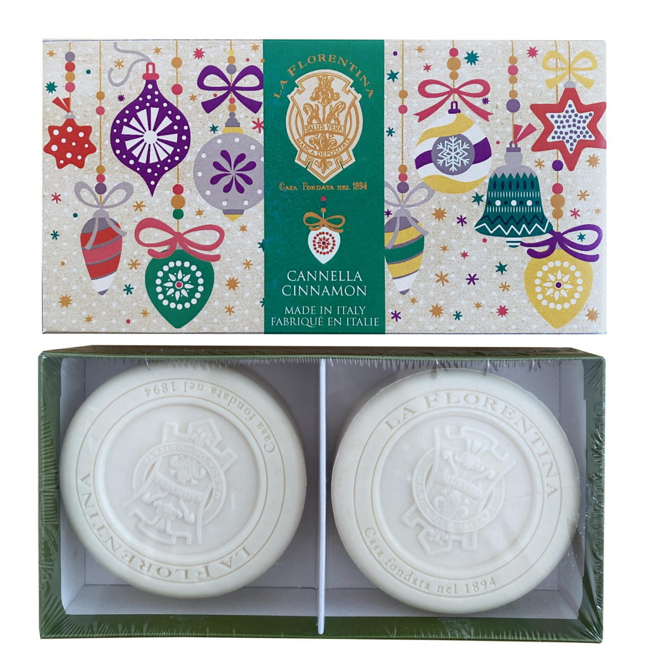 La Florentina Набор 2*115 Cinnamon / Пряная Корица 2х115 г 8003085718244