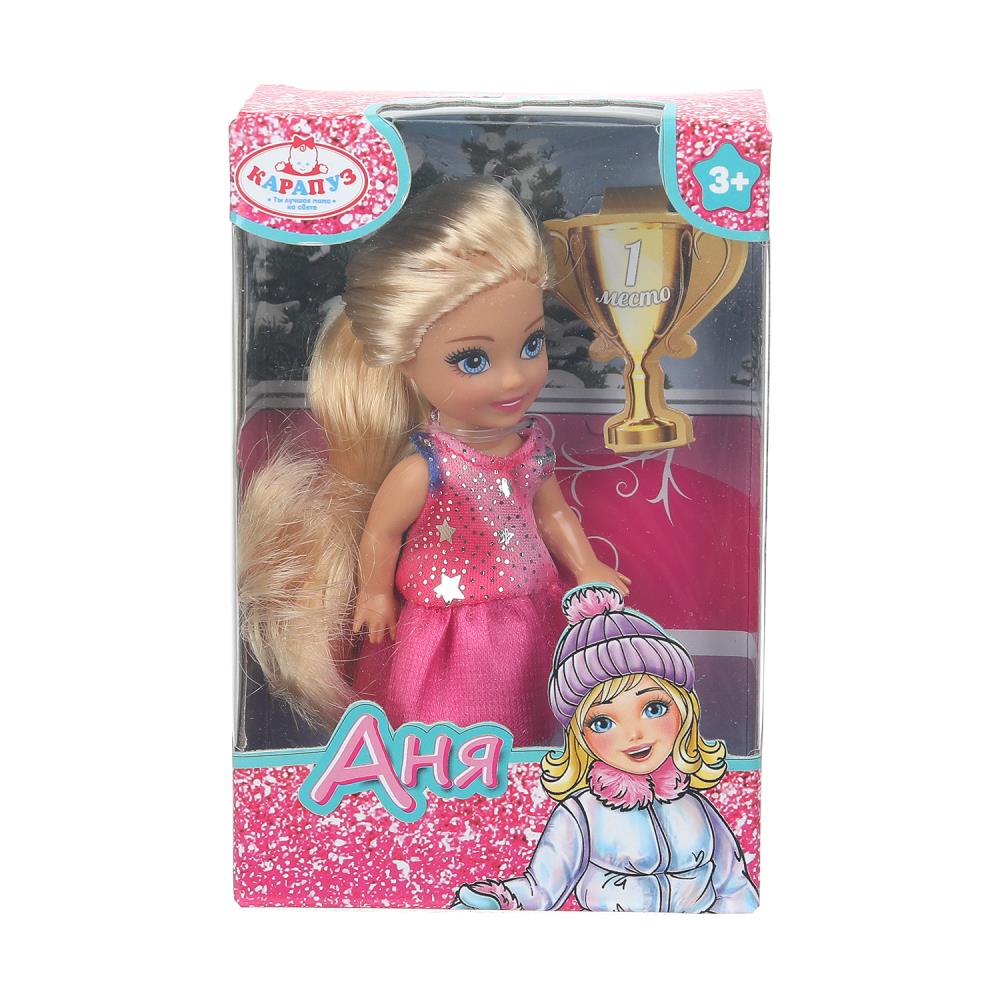Кукла игрушечная Аня, 12 см. Карапуз ANNA-S1-BB