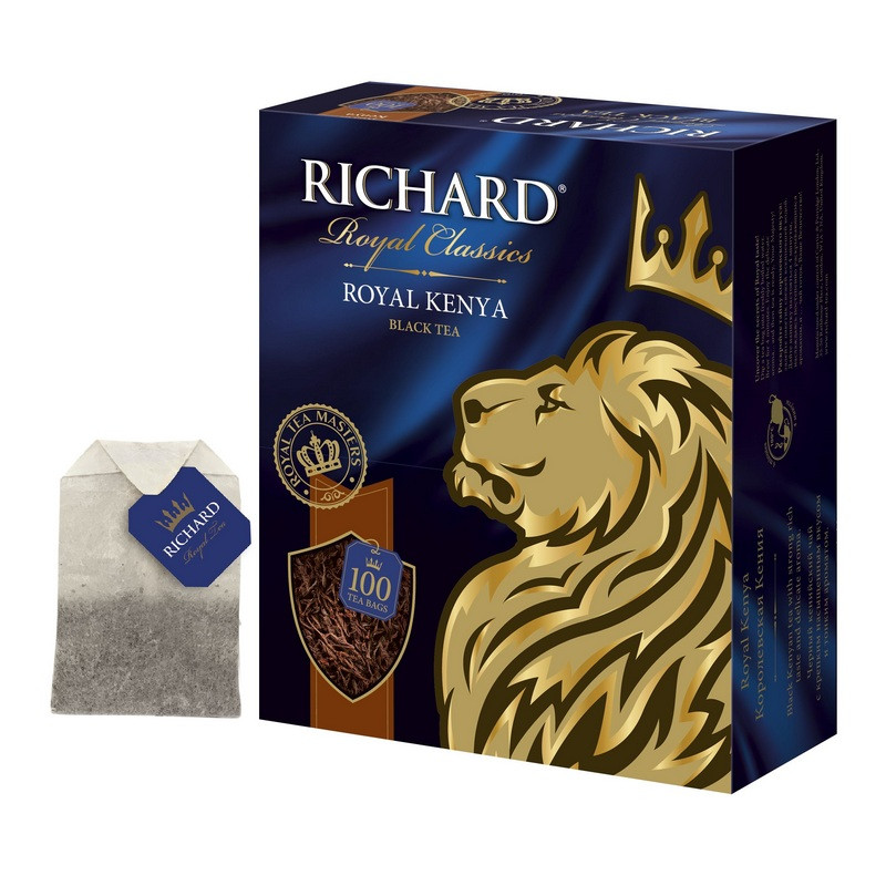 Чай Richard Royal Kenya черный, 100 пак 972461