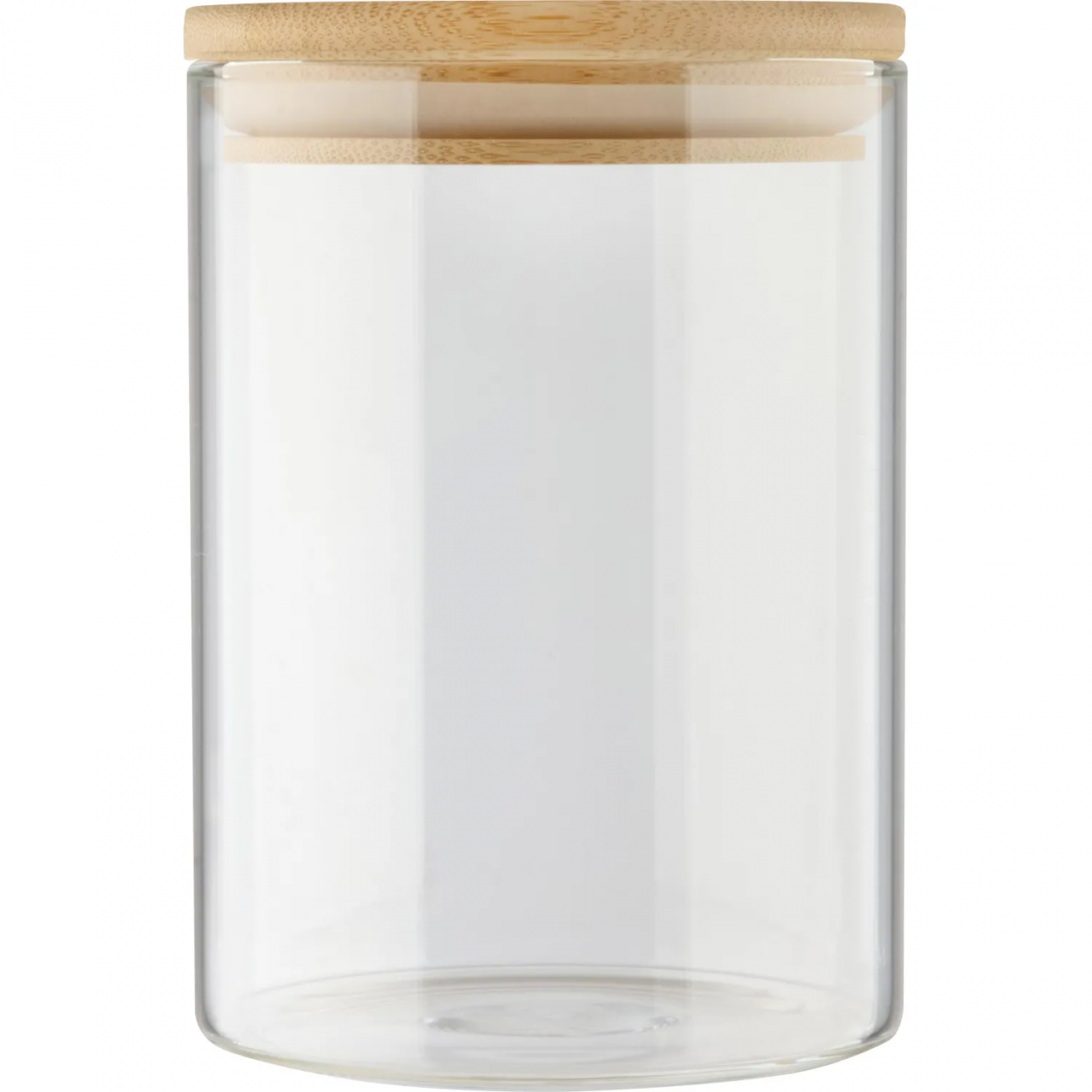 Банка стеклянная д/сыпучих продуктов с крышкой BAMBU, 0,6 л Mallony 2343761 4450