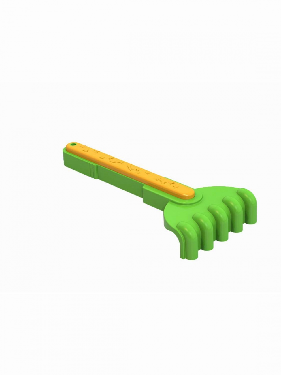 НОРДПЛАСТ Грабли со вставкой 24,5см зеленые Н-075/зеленые