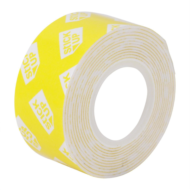 Клейкая лента канцелярская пласт,двухст,перекл,белая,25,4 мм x 1,5 м Deli 1408098