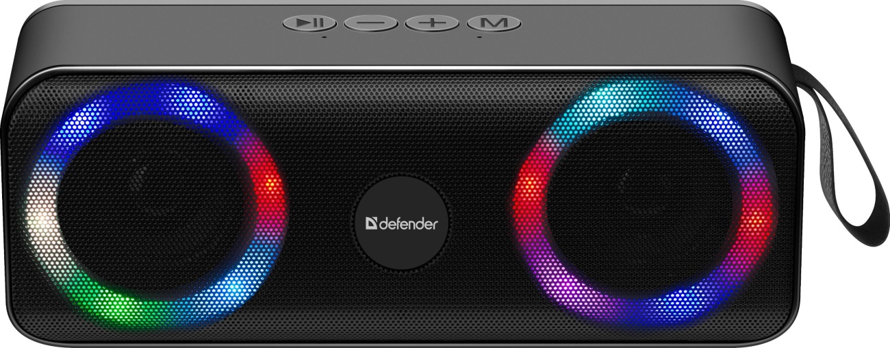 Акустическая система Defender Q1 10Вт, Light/BT/FM/USB/TF/AUX 1871650 65301
