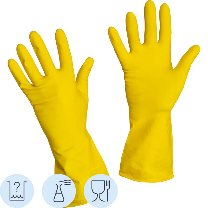 Перчатки латексные Gward LOTOS G60 60 гр желтые р.10 1507334