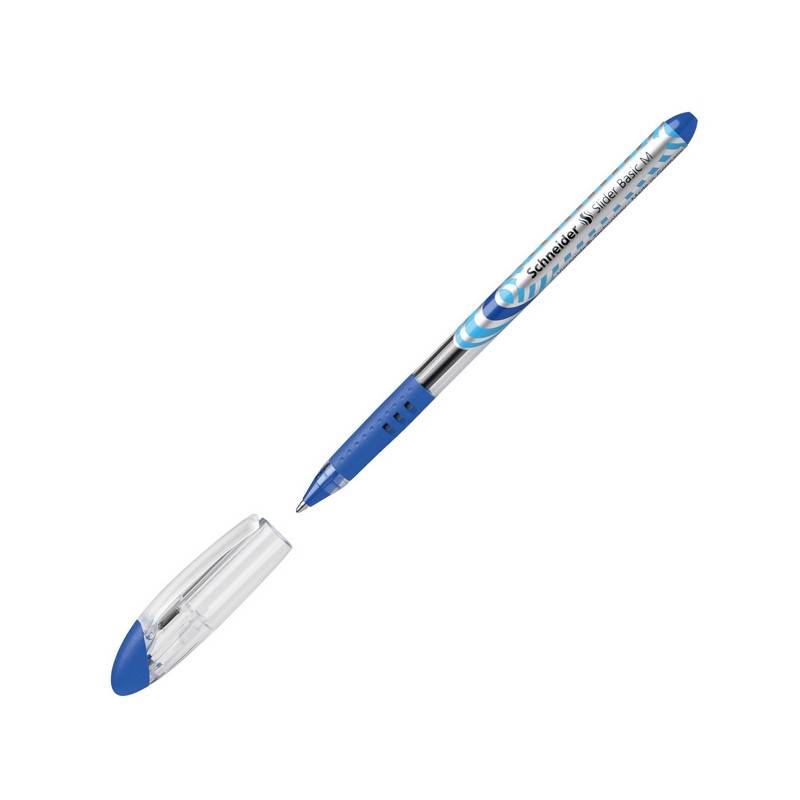 Ручка шариковая одноразовая Schneider Slider синяя (толщина линии 0.5 мм) 72652