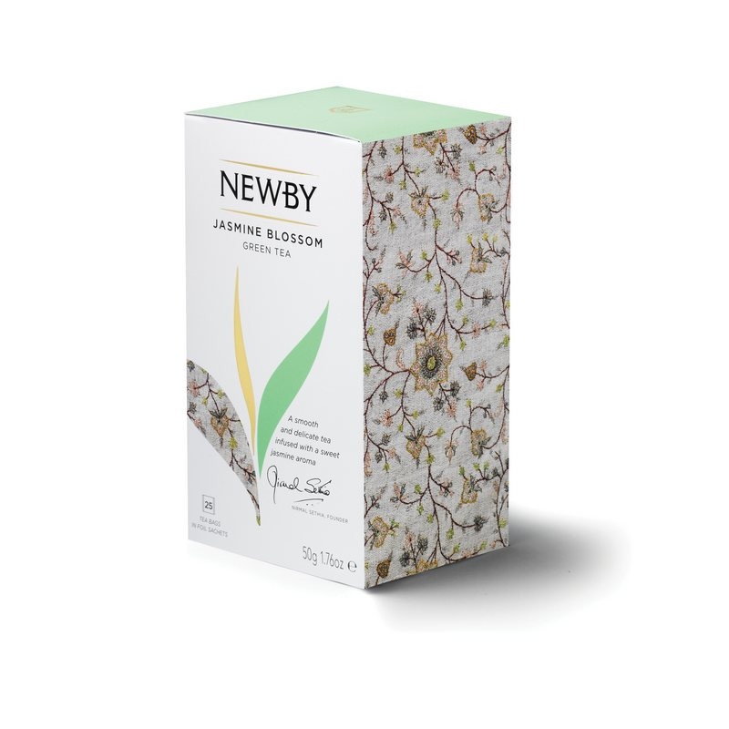 Чай Newby Цветок Жасмина зеленый с жасмином 25 пакетиков 443311