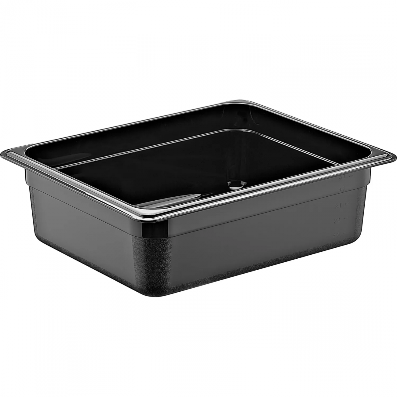 Гастроемкость 1/2 h=100 мм. 5 л. п/п черная GP, 76755 Gastroplast 2341626