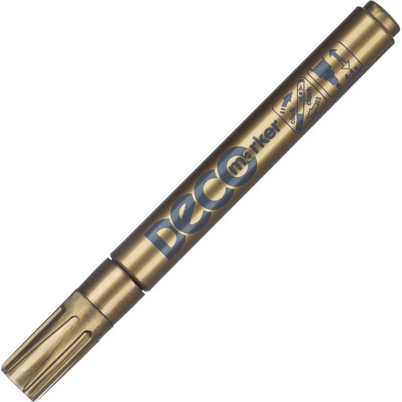 Маркер промышленный ICO для универсальной маркировки золотистый (2-4 мм) 267665
