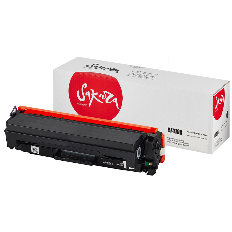 Картридж лазерный SAKURA CF410X чер. для HP LaserJet Pro M452nw, M452dn 1615539 SACF410X