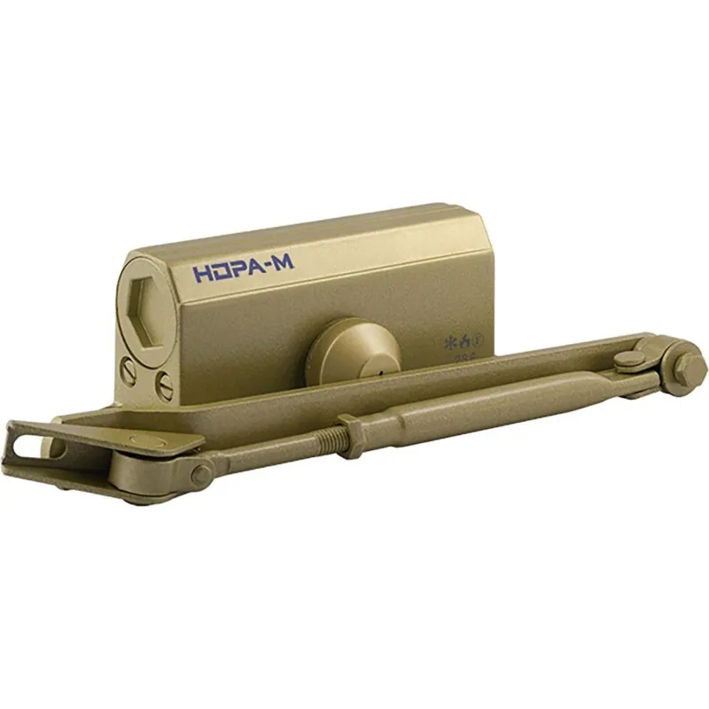 Доводчик НОРА-М №2S F фиксация (25-50кг) (золото) 2335564 13707