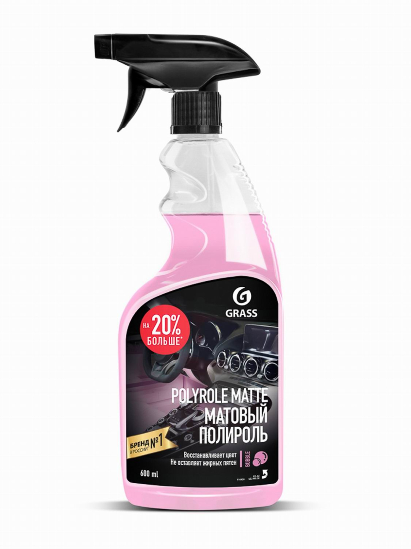 Grass Полироль-очиститель пластика матовый Polyrole Matte 4670113600624