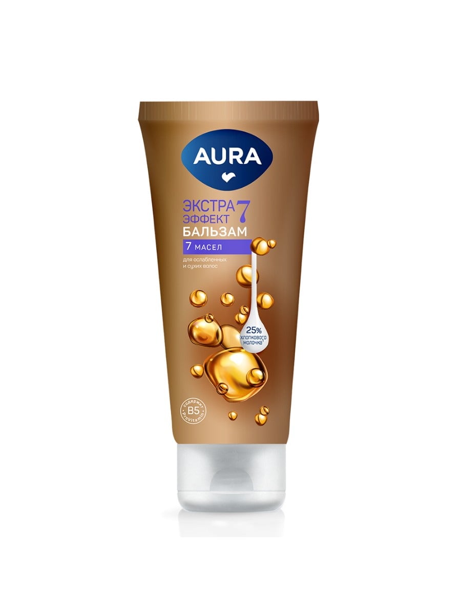 AURA Бальзам для волос 7 масел туба/флиптоп 250мл 4752171019416