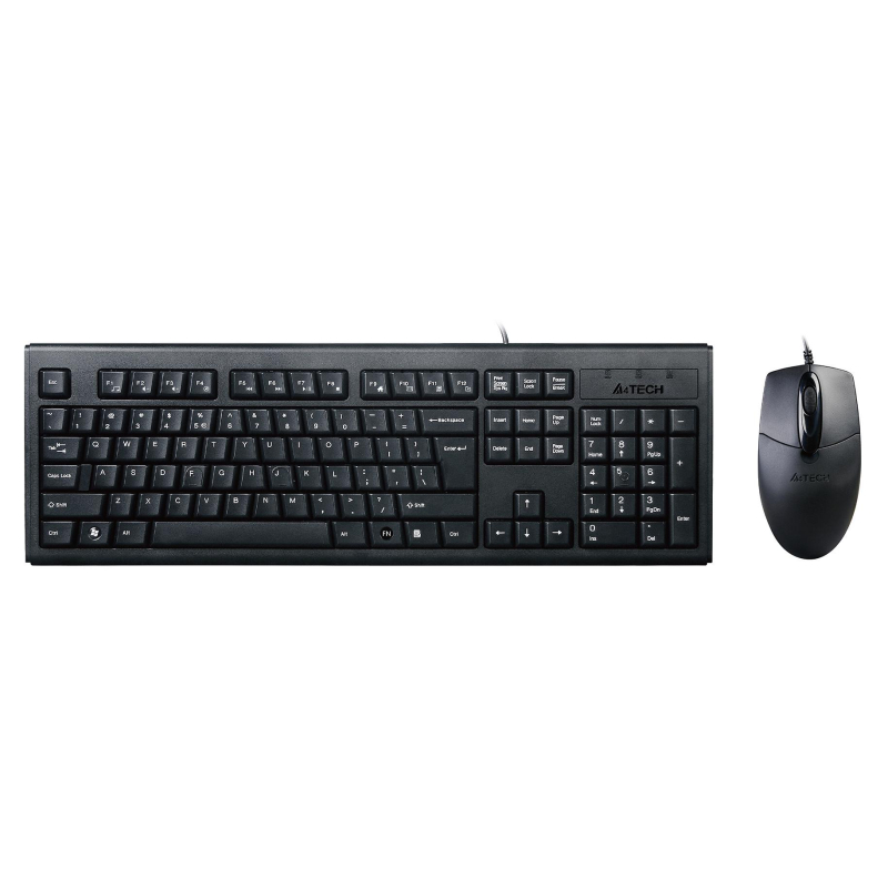 Набор клавиатура+мышь A4Tech KRS-8372 клав:черный мышь:черный USB 1557523 477618
