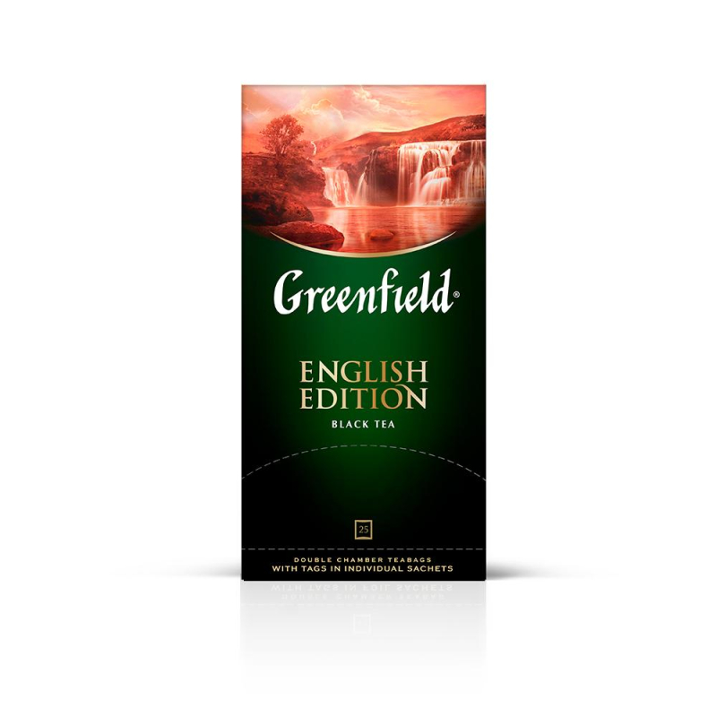 Чай Greenfield черный English Edition, 25пак/1уп 1382-10 1301750