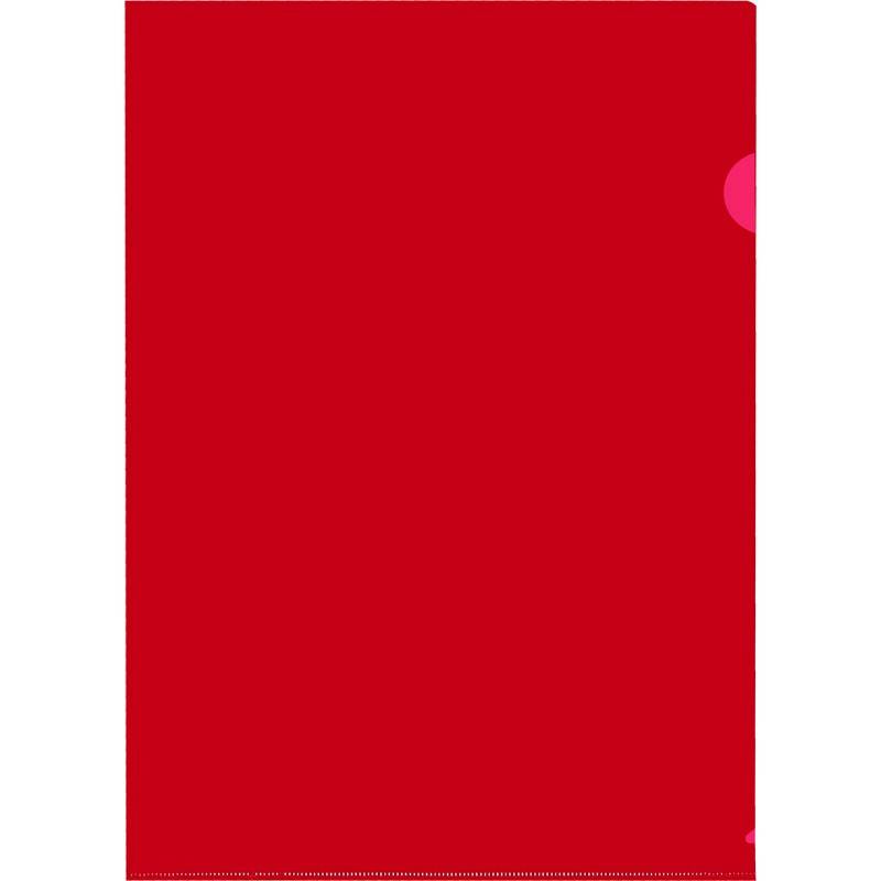 Папка-уголок Attache A4 пластиковая 120 мкм красная (20 штук в уп) 627962