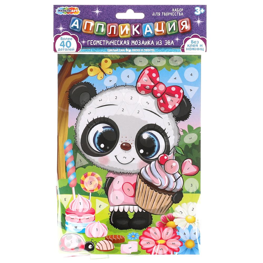Геометрическая мозаика из эва 15х21 см Пандочка MultiArt EVAGEO-112369