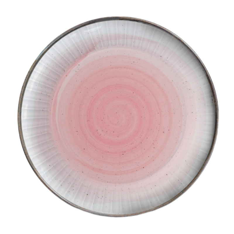 Набор бумажных тарелок Керамика розовая, в т/у пленке,6 шт d=230мм (309940) ND Play 1910318