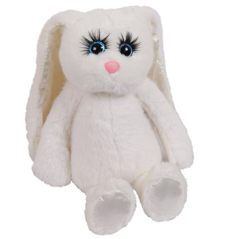 Кролик белый 20 см, игрушка мягкая ABtoys M5085