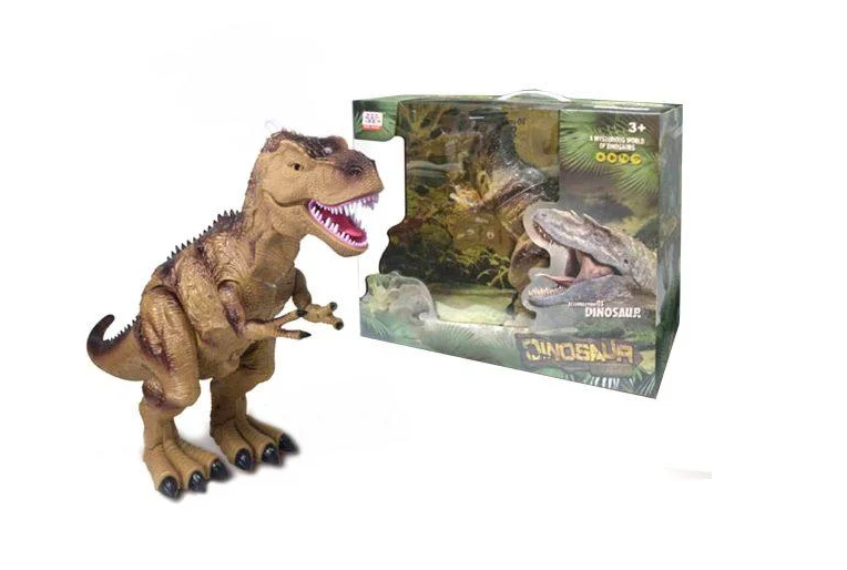 Динозавр Тиранозавр Рекс / Спинозавр р/у, пускает пар, звуковые и световые эффекты, 2 в асс.. Junfa WS5332