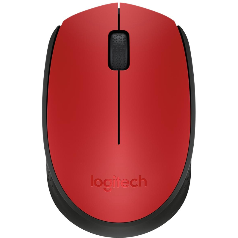 Мышь компьютерная Logitech USB OPTICAL WRL M170 RED 910-004648 1778425