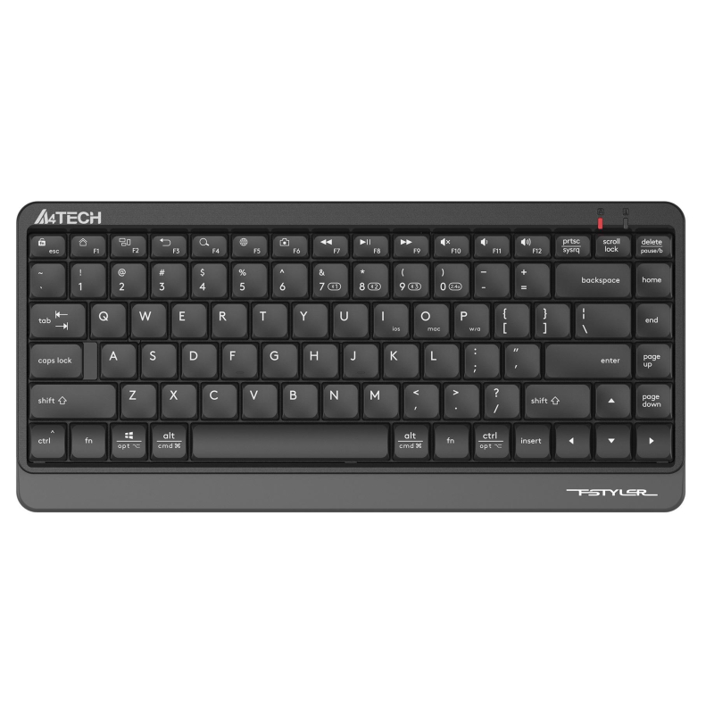 Клавиатура A4Tech Fstyler (FBK11 GREY) черный/серый USB беспроводн/BT/Radio 1729900