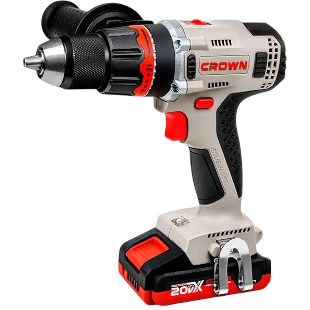 Дрель-шуруповерт ударная аккумуляторная BL CROWN CT21093HMX-2 BMC 2314036