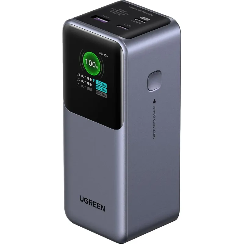 Внешний аккумулятор UGREEN PB721 (35524B)20000mAh 130W Fast Charging серый 2204279