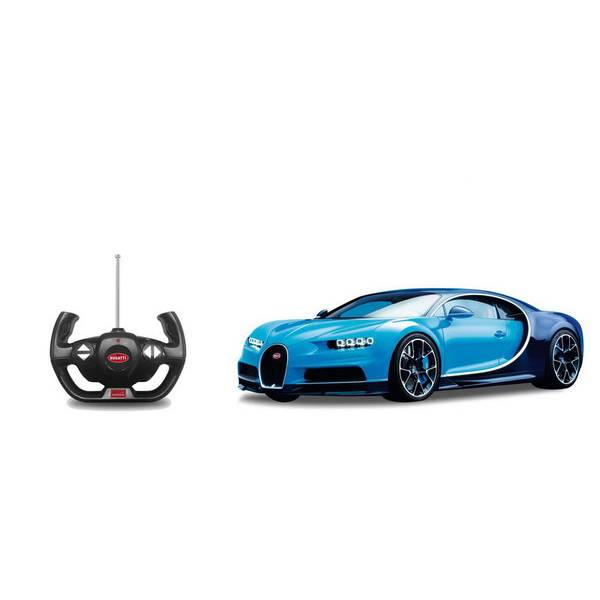 1:14 Машина радиоуправляемая Bugatti Chiron, 32,4*15,6*8,9 см RASTAR 75700