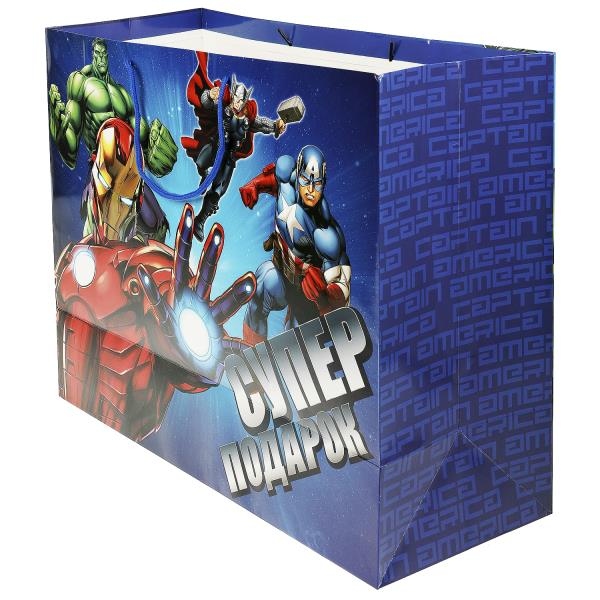 Пакет подарочный глянцевый xxl, 40х49х19 см. Чудо праздник PXXL-97428-SH (60)