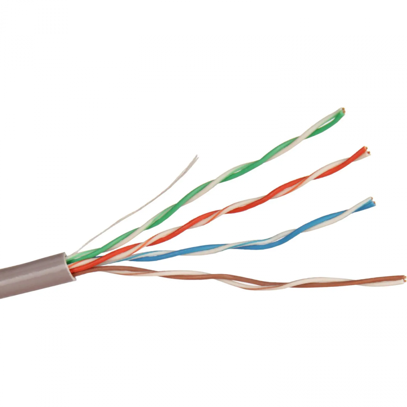 Кабель ExeGate UTP4-C5e-CU-S26-IN-PVC-GY-305 UTP 2047363 EX264556RUS